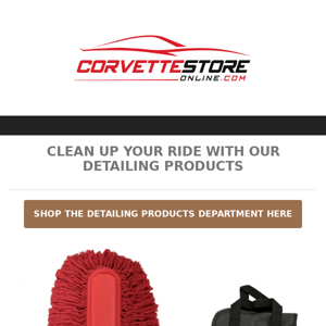 Corvette Detailing Products to Prepare for Spring!