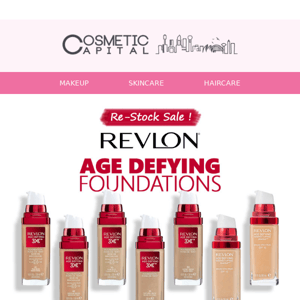 Best-Selling Revlon Foundations are $9.95! 💥