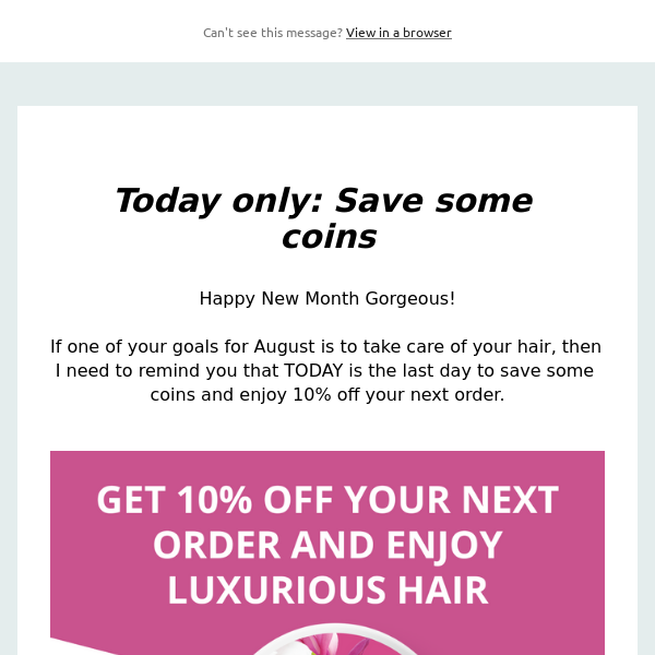 Today only: Save some coins