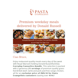 A special deal from Donald Russell ❤️