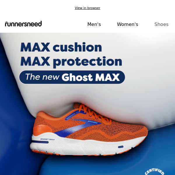 Brooks | The new Ghost MAX