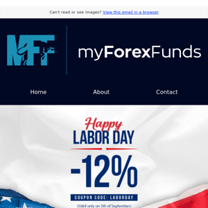 Latest MFF News & Labor Day 12% discount code