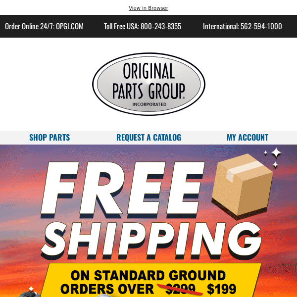 Don't Delay, Get Free Shipping on Your Next Order!