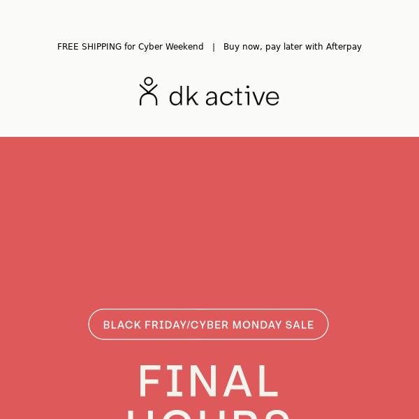 ⌛ BLACK FRIDAY FINAL HOURS ⌛