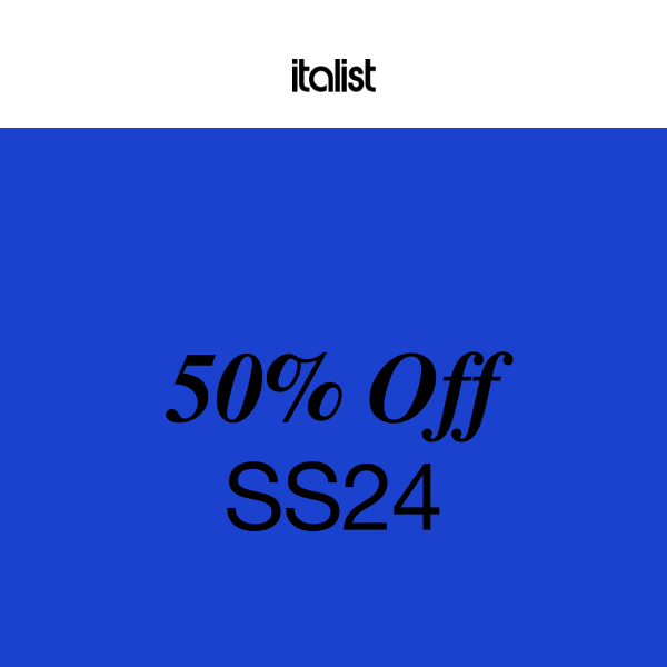 50% off ☀️ Spring-Summer '24 Prada, Bottega, Tom Ford & more