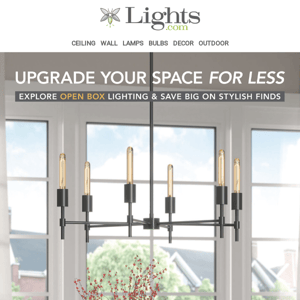 NEW: Open Box Lighting! 📦 | Lights.com