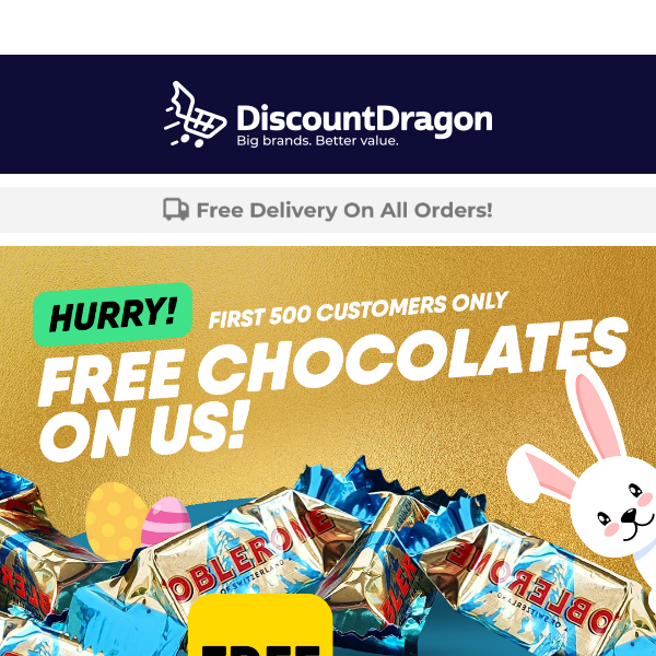 🐰 Free Chocolate & Easter Delights Await