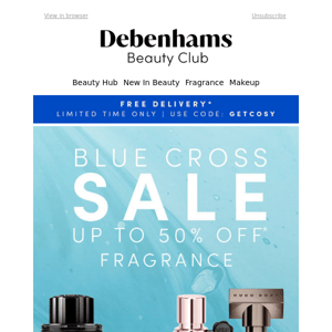 Blue Cross Sale: up to 50% off fragrance