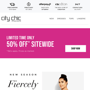 Fiercely Fuchsia + 50% Off* Sitewide