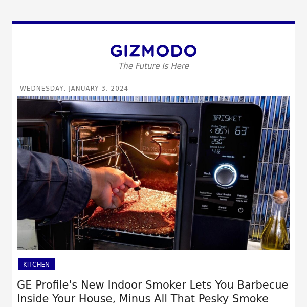 GE Profile Smart Indoor Smoker