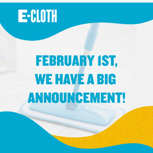 We Have a Big Announcement Coming...