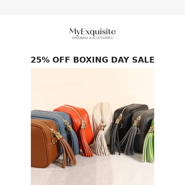 The Boxing Day Sale!
