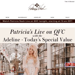 Watch Patricia Live on QVC | TSV Adeline