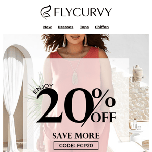 FlyCurvy,Limited time offer: save on clothes now!😍