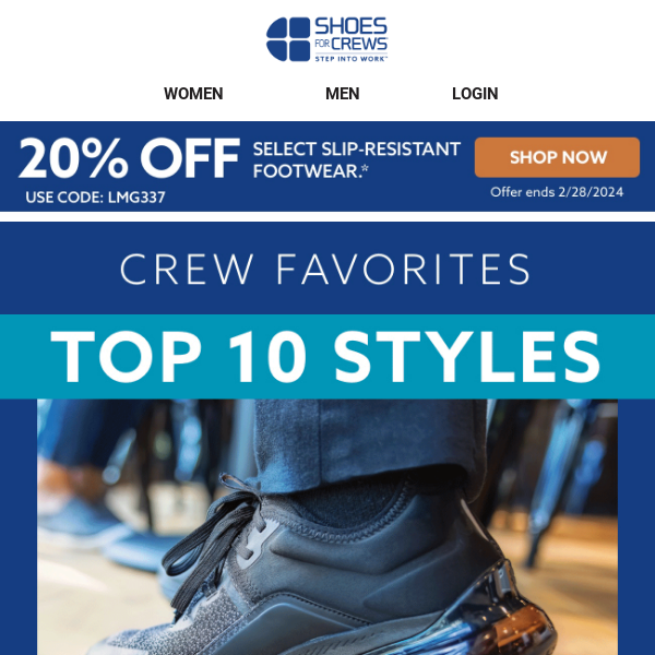 Shoes for crews promo online