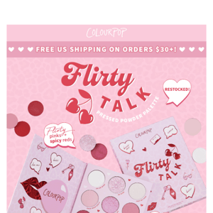 💘 RESTOCK ALERT: Flirty Talk Palette 💘