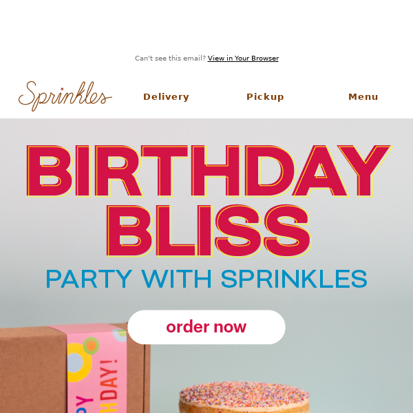 🎂 Celebrate big with Sprinkles