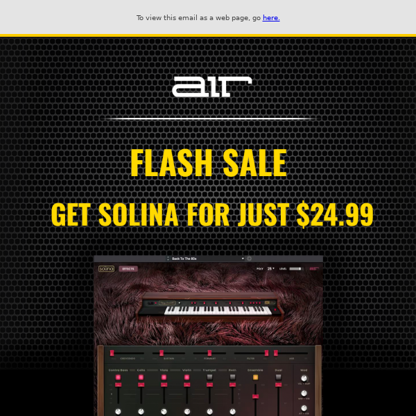 Flash Sale: Get Solina at a special price