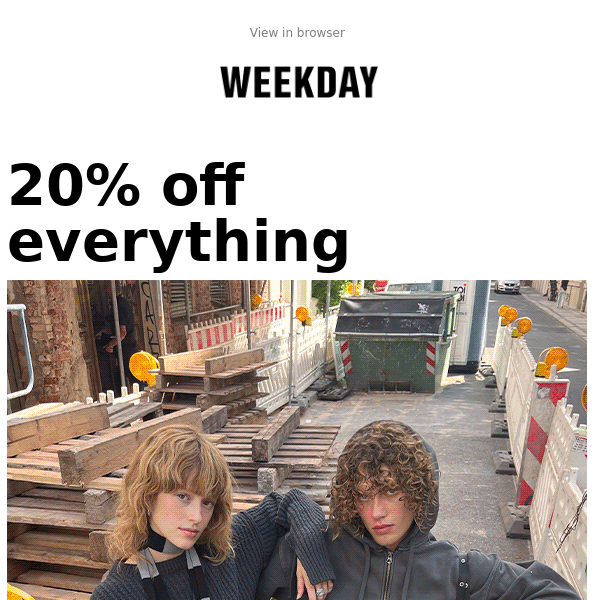 Final call | Students get 20% off everything