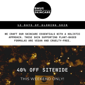 One day left for 40% Off sitewide