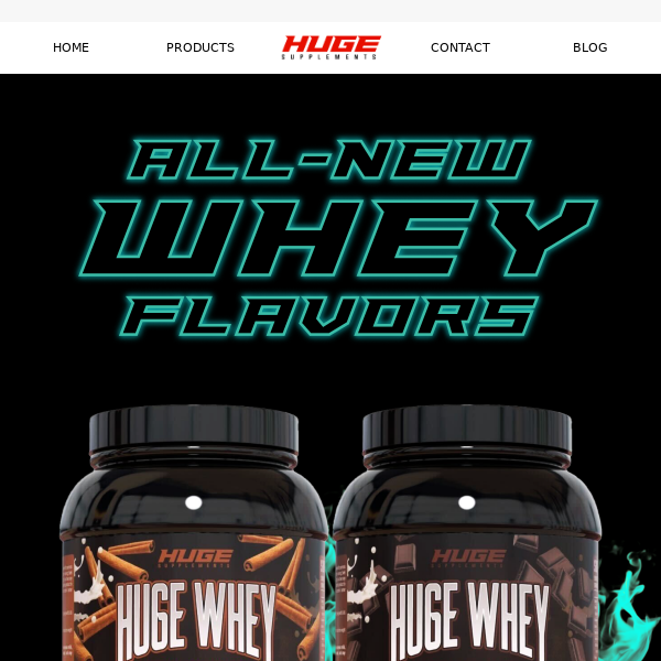 New Whey Flavors 😛