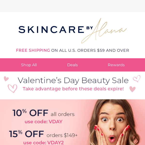 ALERT! Valentine's Day Sale Ends Today