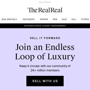 Join an endless loop of luxury