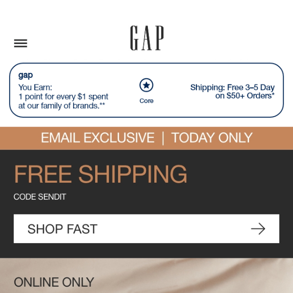 You've got good jeans + FREE SHIPPING today only