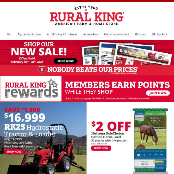 Rural Living Deals: Discounts on Livestock & Fencing Supplies!