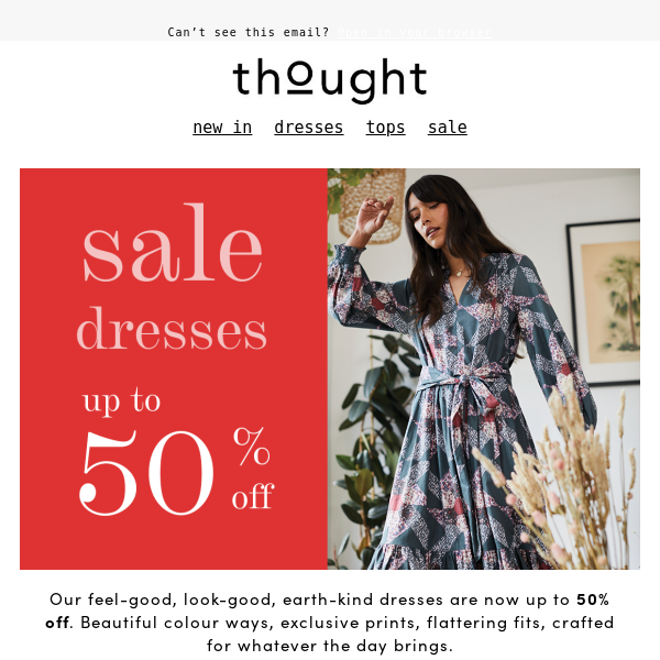 Up to 50% off SALE DRESSES