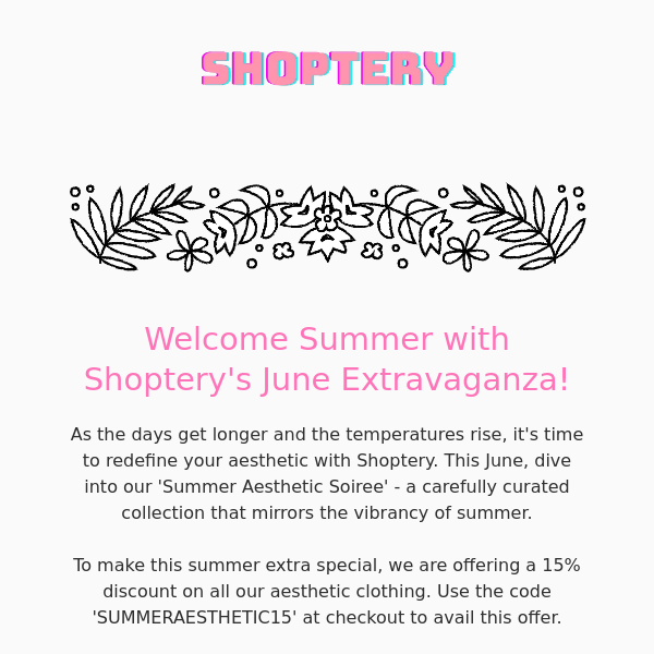 ☀️👗 Shoptery Summer Extravaganza!