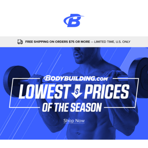 Lowest Prices of the Season STARTS NOW!