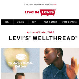 Just in: Levi’s® WellThread® AW23