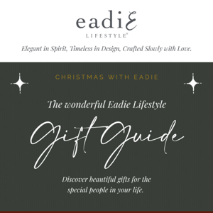 The Fabulous Eadie Christmas Gift Guide