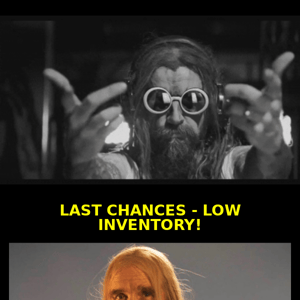 ROB ZOMBIE LAST CHANCES !!!