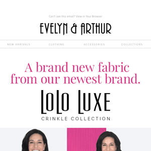 Say Hello to The Crinkle Collection By LoLo Luxe