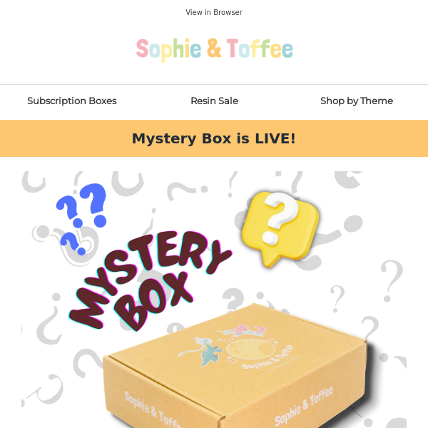 Mystery Box is LIVE!