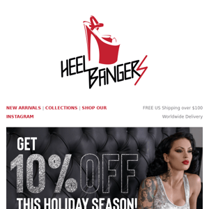 🎄Holiday Sale!!!🎄 Take a 🔥 10% off ALL of the HEELS!!!