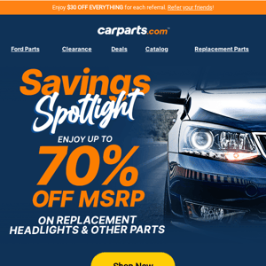 Exclusive Deals on Headlights & Other Upgrades
