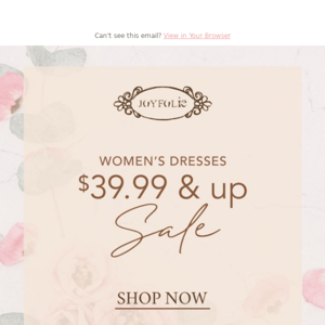 Fresh Cuts: $39.99 Women's Dresses 💌