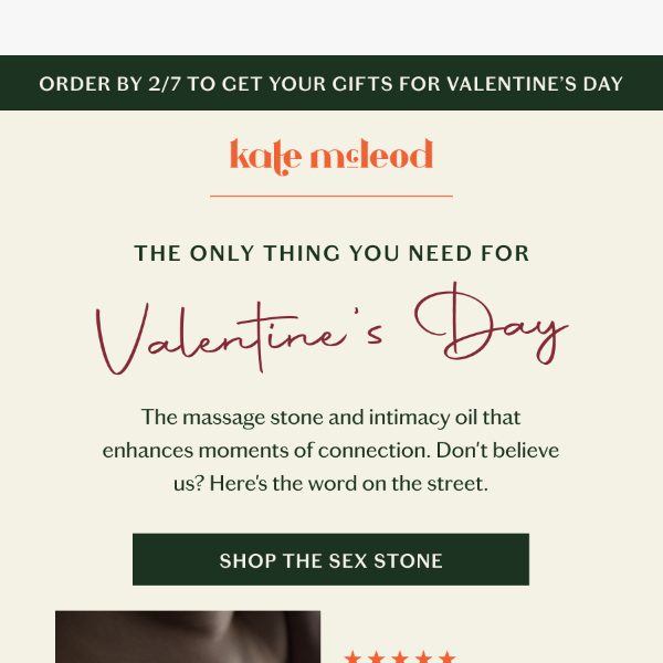 Get your Stone in time for V-Day!