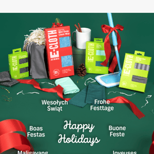 Happy Holidays from E-Cloth