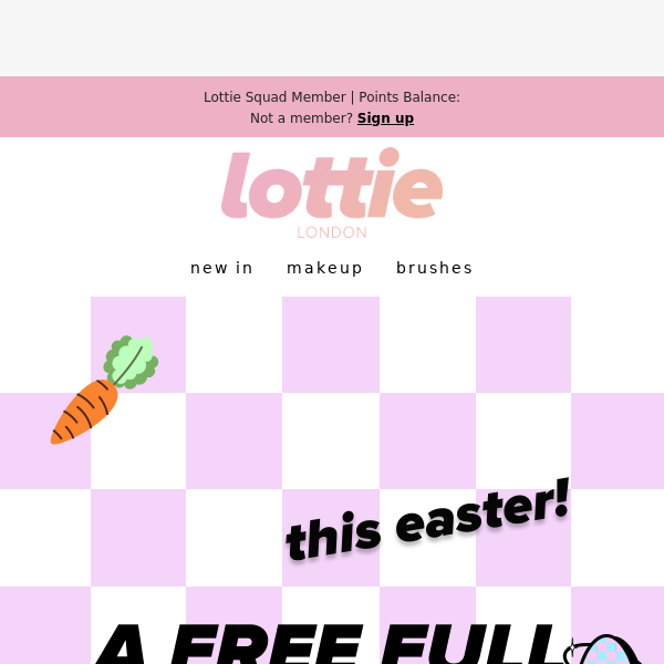 Want a FREE full-sized gift? 🐣