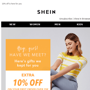 Going Somewhere? Welcome to SHEIN family.