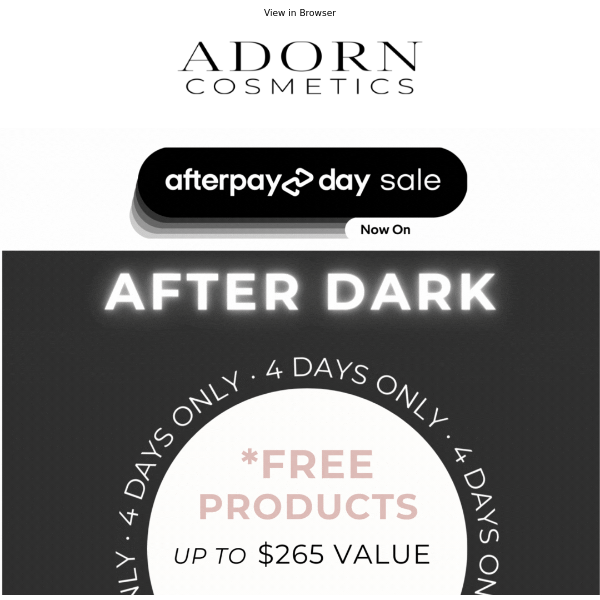 Afterpay Day Has Begun! 😍 4 DAYS ONLY..