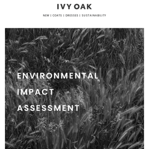 ENVIRONMENTAL IMPACT ASSESSMENT