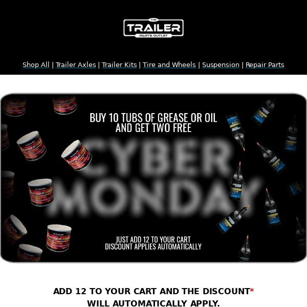 Cyber Monday - Buy 10 get 2 FREE