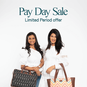 Pay Day Sale is now LIVE : All Bags for Just ₹1499!