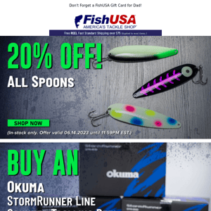 All Spoons 20% Off Today Only!