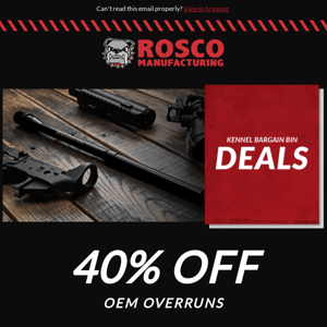 OEM Overruns Now 40% OFF 😱